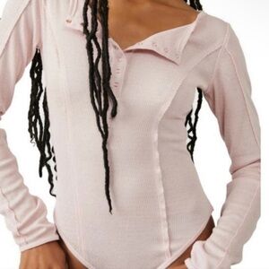 Free people intimately sloane body suit color PINK NECTAR